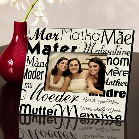 Personalized Mom in Translation Picture Frame