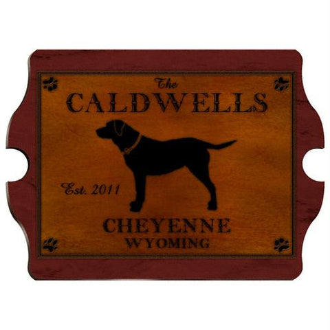 Personalized Labrador Vintage Pub Sign