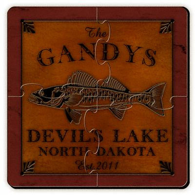 Walleye Coaster Puzzle