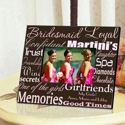 Personalized Bridesmaid Picture Frame