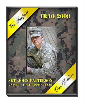 Personalized Military Camouflage Picture Frame