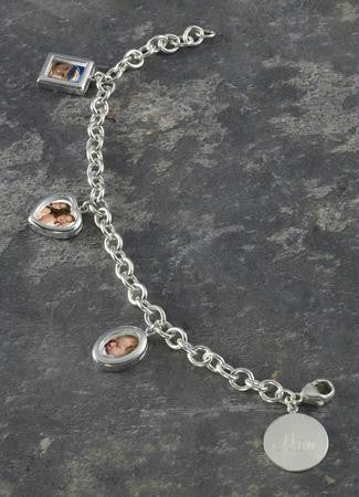 Personalized Precious Photos Charm Bracelet