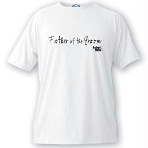 Father of the Groom Script Series T-shirts