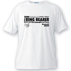 Ring Bearer Text Series T-shirts