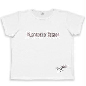 Matron of Honor Collegiate Series T-shirt