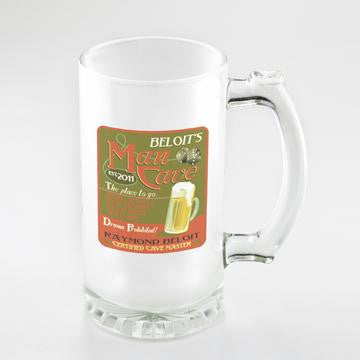 Man Cave Frosted Sports Mug