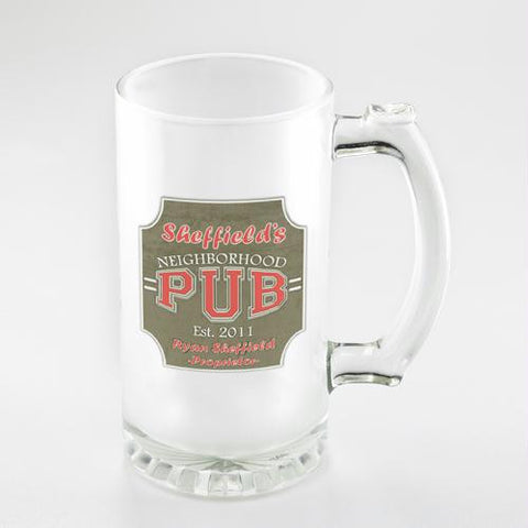 Neighborhood Pub Frosted Sports Mug