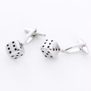 Dashing Dice Cufflinks with Personalized Case