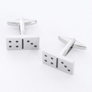 Dashing Domino Cufflinks with Personalized Case