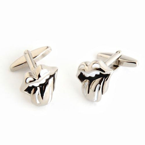 Dashing Lips Cufflinks with Personalized Case