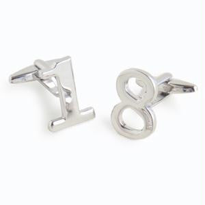 Dashing Numbers Cufflinks with Personalized Case