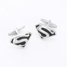 Dashing Superman Cufflinks with Personalized Case