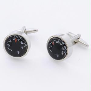 Dashing Thermometer Cufflinks with Personalized Case