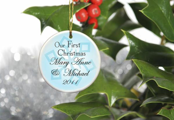 Our First Christmas Ornament Style 8