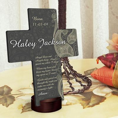 Personalized Paisley Praise Cross