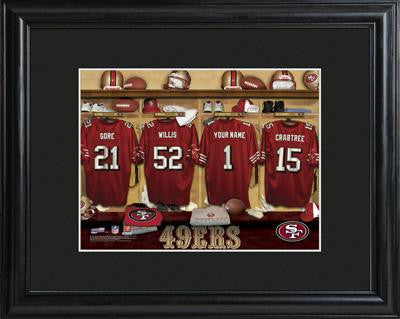 San Francisco 49ers Locker Room Print