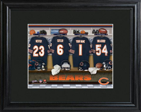 Chicago Bears Locker Room Print