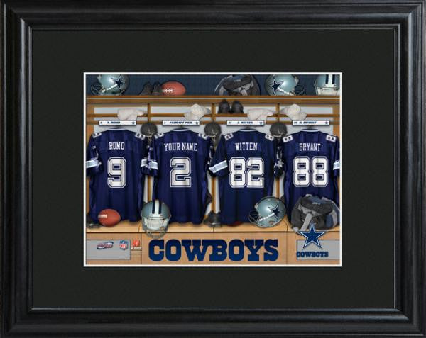 Dallas Cowboys Locker Room Print