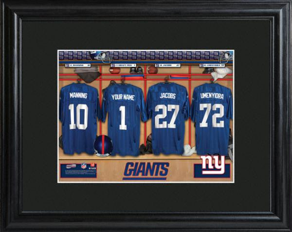 New York Giants Locker Room Print