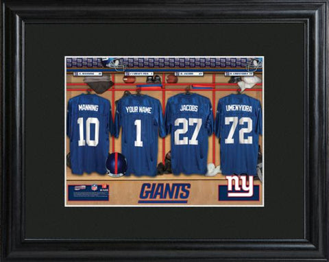 New York Giants Locker Room Print