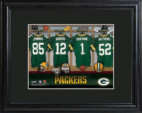 Green Bay Packers Locker Room Print