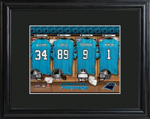 Carolina Panthers Locker Room Print