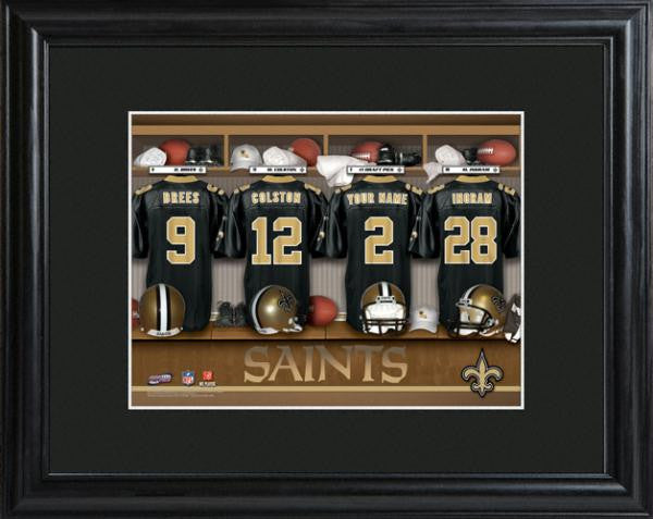 New Orleans Saints Locker Room Print