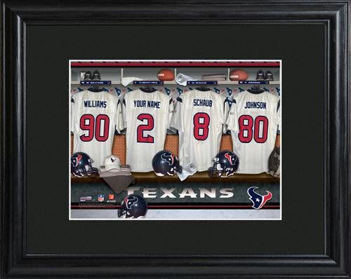 Houston Texans Locker Room Print