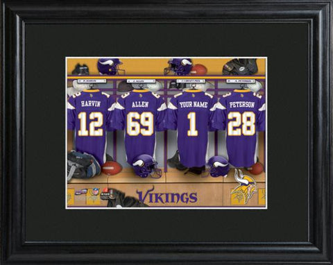 Minnesota Vikings Locker Room Print