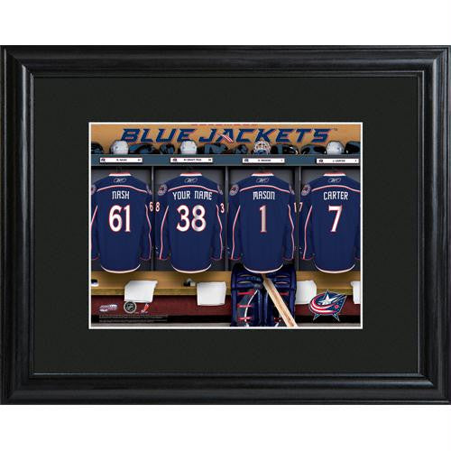 Columbus Blue Jackets Locker Room Print