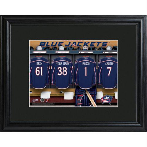 Columbus Blue Jackets Locker Room Print