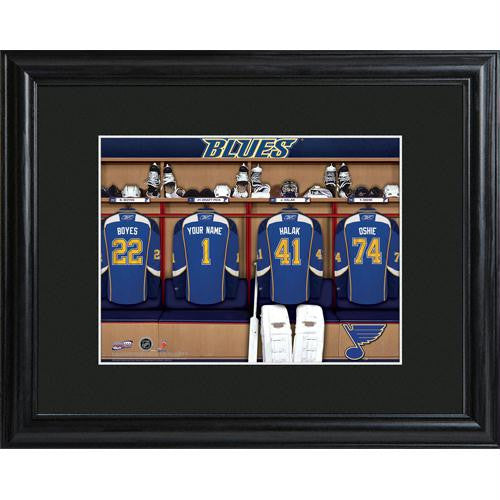 St. Louis Blues Locker Room Print