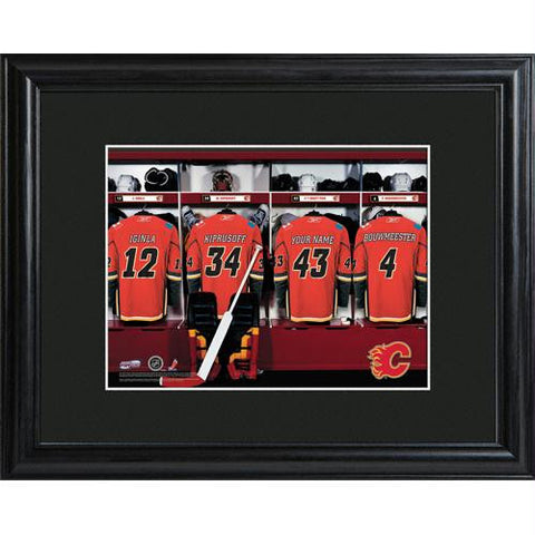 Calgary Flames Locker Room Print