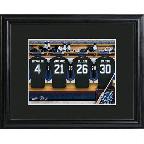 Tampa Bay Lightning Locker Room Print