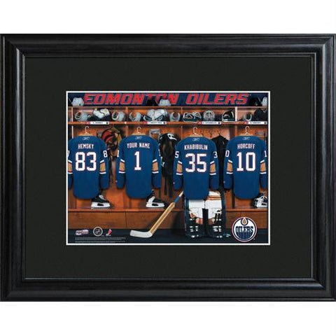 Edmonton Oilers Locker Room Print