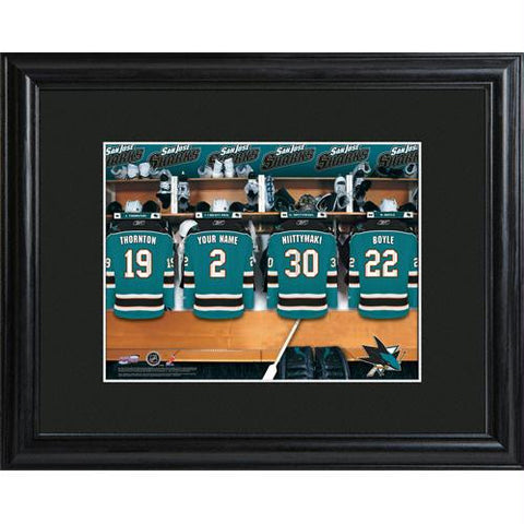 San Jose Sharks Locker Room Print