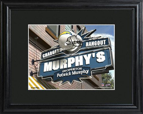 San Diego Chargers Pub Print