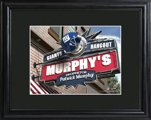 New York Giants Pub Print