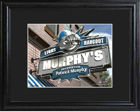 Detroit Lions Pub Print