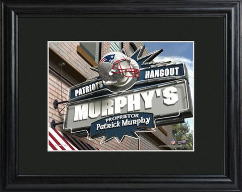 New England Patriots Pub Print