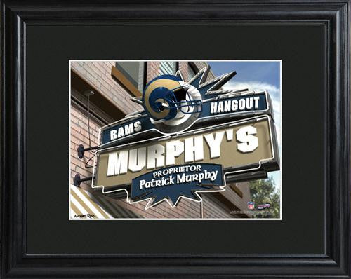 St. Louis Rams Pub Print