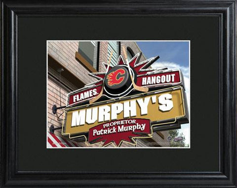 Calgary Flames Pub Print