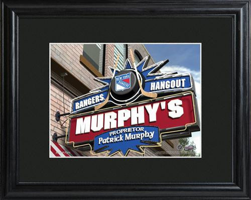 New York Rangers Pub Print