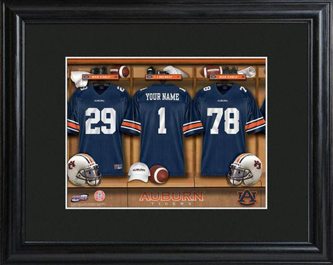 Auburn Tigers Football Locker Room Print