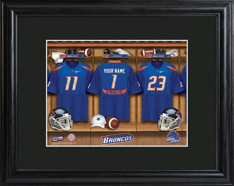 Boise State Broncos Football Locker Room Print