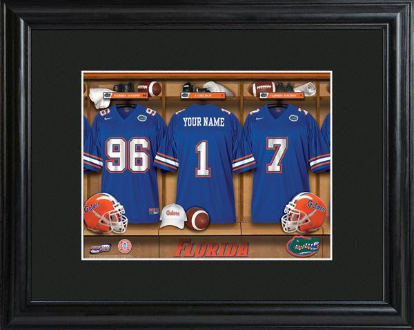 Florida Gators Football Locker Room Print