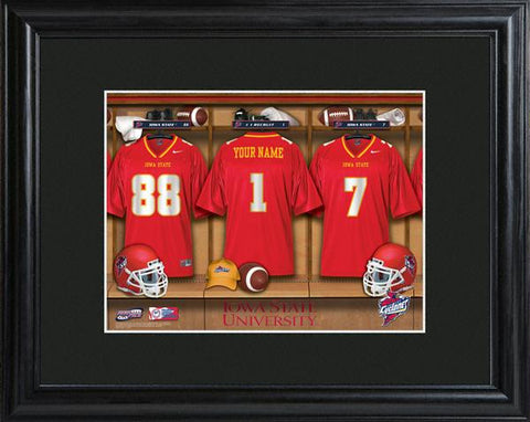 Iowa State Cyclones Football Locker Room Print