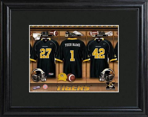 Missouri Tigers Football Locker Room Print