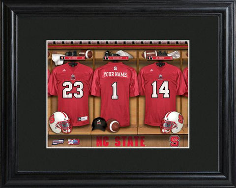North Carolina State Wolfpack Football Locker Room Print