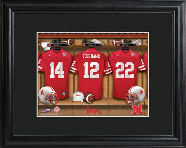 Nebraska Cornhuskers Football Locker Room Print